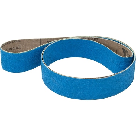 Pferd Backstand Belt, 2 in W, 72 in L, 36 Grit, Coarse, VICTOGRAIN-COOL 49409